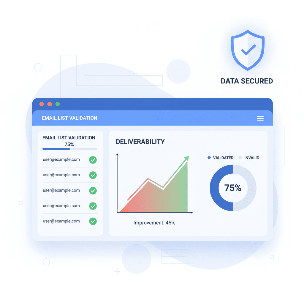 Email Validation Dashboard - Professional analytics and verification